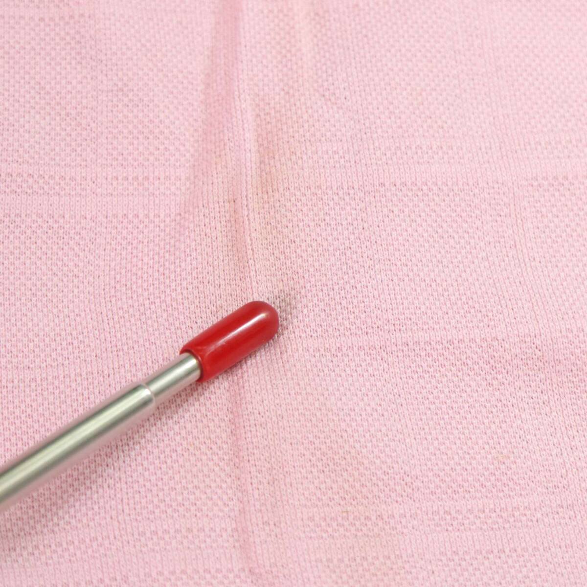 TAKEO KIKUCHI タケオキクチ 春夏★ 裏地花柄 チェック ポロシャツ Sz.3 メンズ_画像8