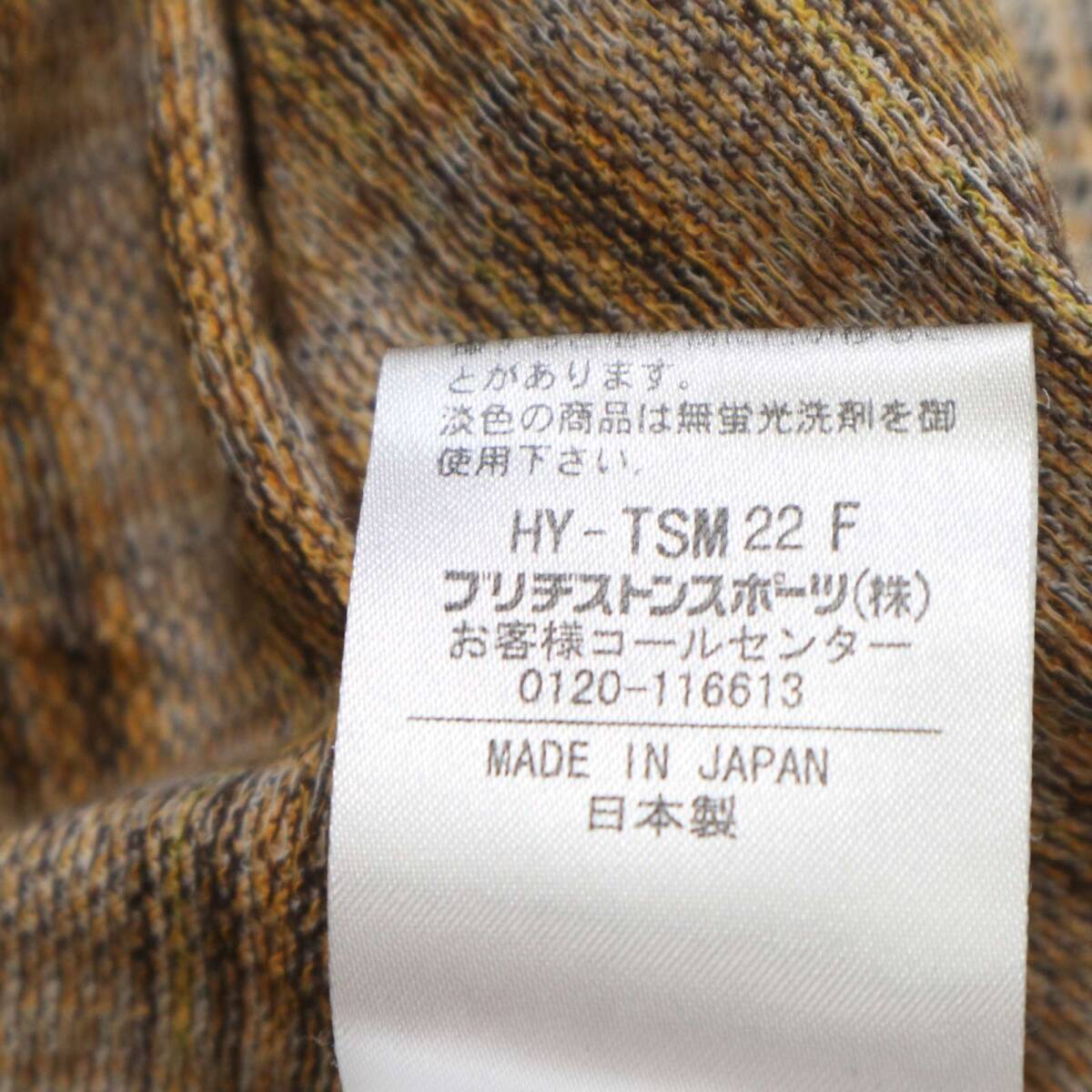 Paradiso パラディーゾ ゴルフ 通年★ ロゴ刺繍 長袖 ボタンダウン チェック ポロシャツ Sz.LL メンズ 大きいサイズ 日本製_画像8