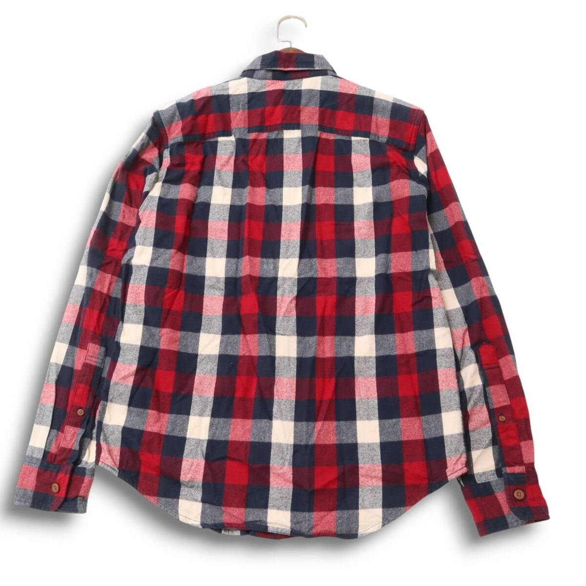 Abercrombie&Fitch アバクロンビー＆フィッチ 秋冬★ チェック フランネル 長袖 ボタンダウン シャツ Sz.S メンズ