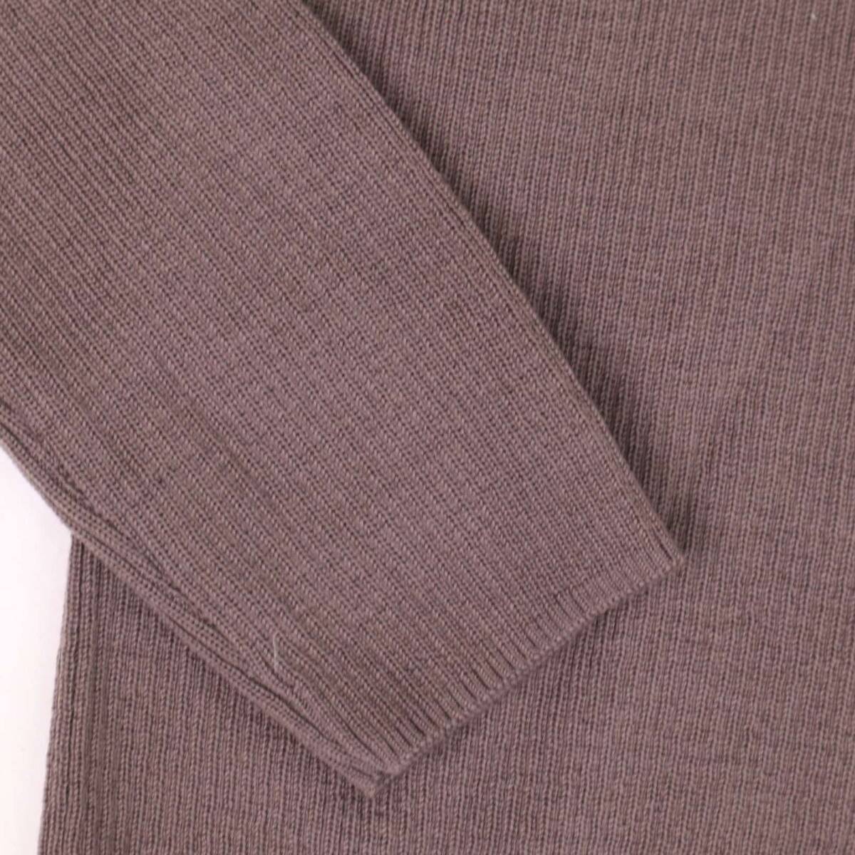 新品 23AW★ MUJI 無印良品 洗える♪ リブ ウール タートルネック セーター ニット Sz.XL レディース 大きいサイズ 未使用_画像3