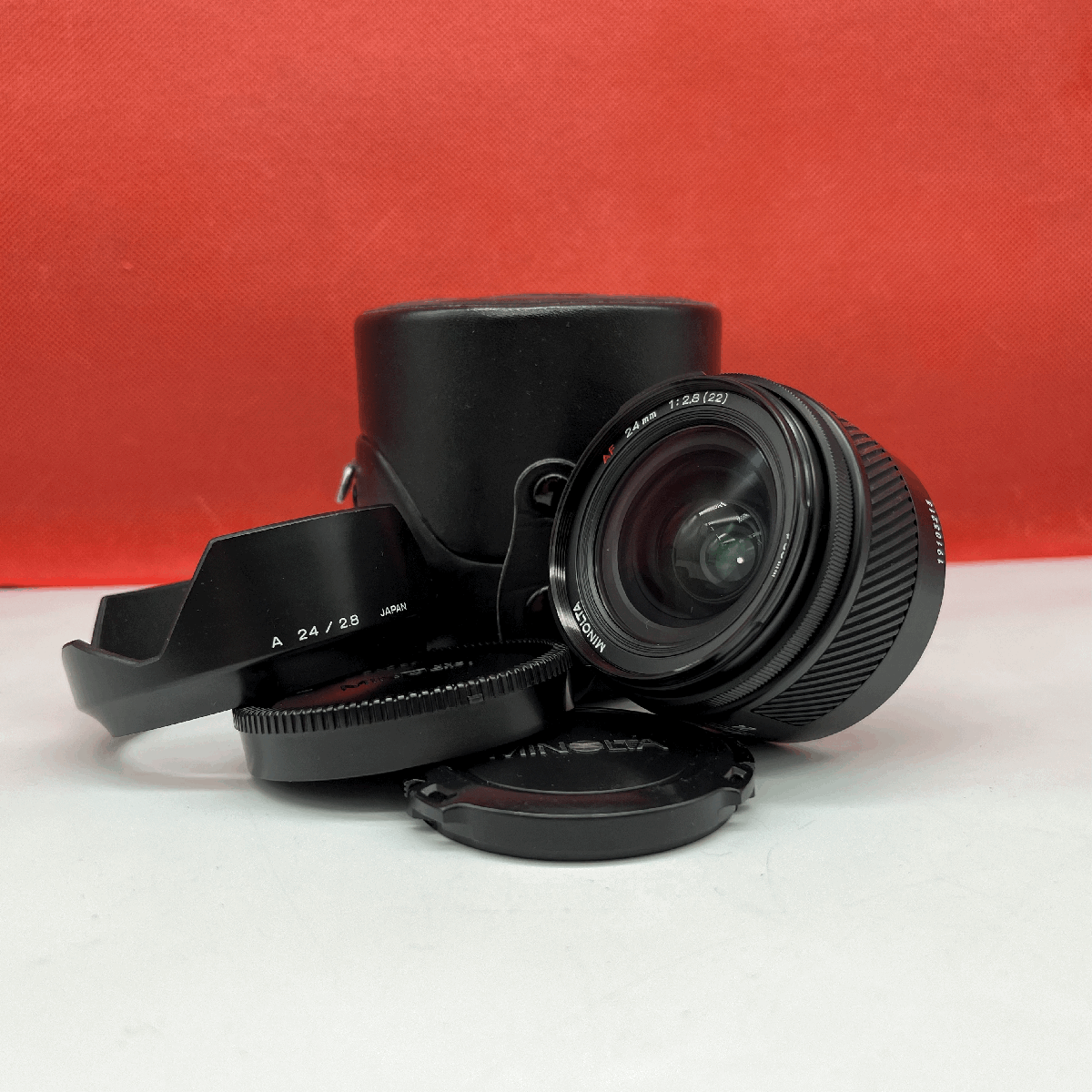 ☆11 MINOLTA AF 24mm F2.8 カメラ レンズ AF動作確認済 1円スタート ミノルタ