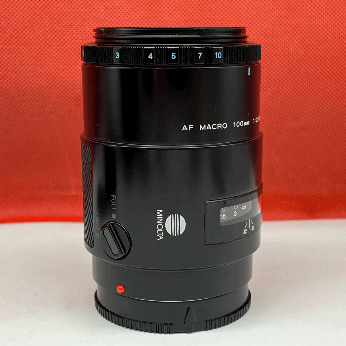 ☆06 MINOLTA AF MACRO 100mm F2.8 カメラ レンズ AF動作確認済 1円スタート ミノルタ