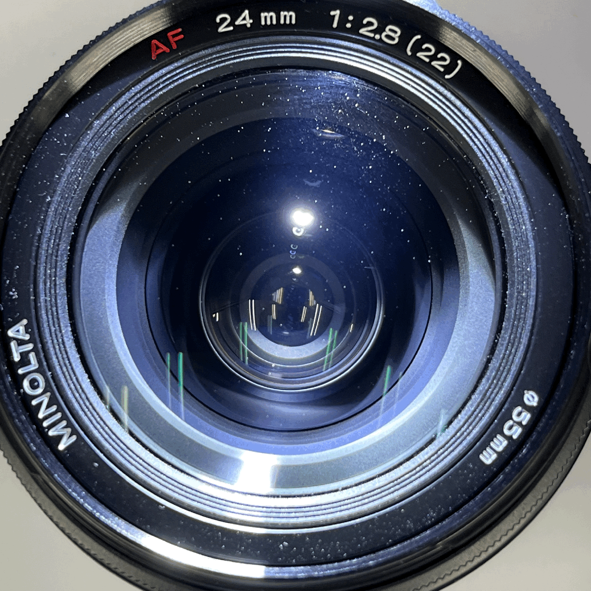 ☆11 MINOLTA AF 24mm F2.8 カメラ レンズ AF動作確認済 1円スタート ミノルタ