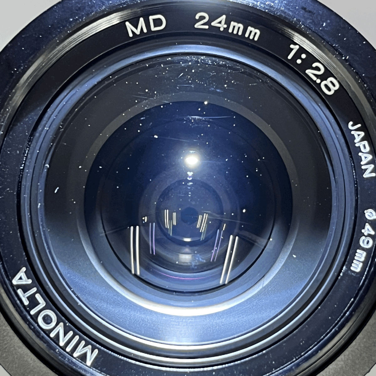 ☆07 MINOLTA MD 24mm F2.8 カメラ レンズ 1円スタート ミノルタ
