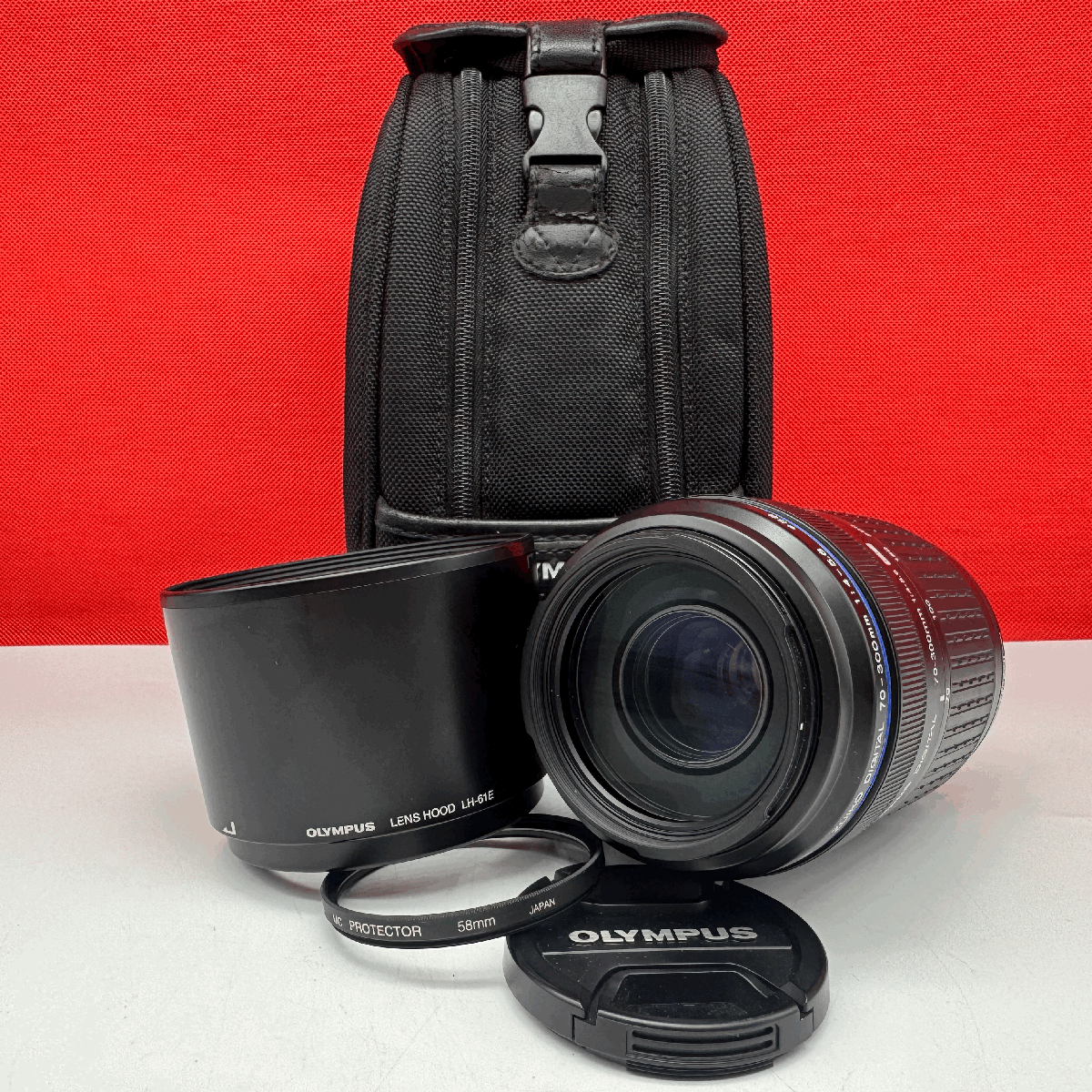 ▲07 OLYMPUS ZUIKO DIGITAL 70-300mm F4-5.6 ED カメラ レンズ ズームレンズ AF動作確認(rèn)済 1円スタート オリンパス