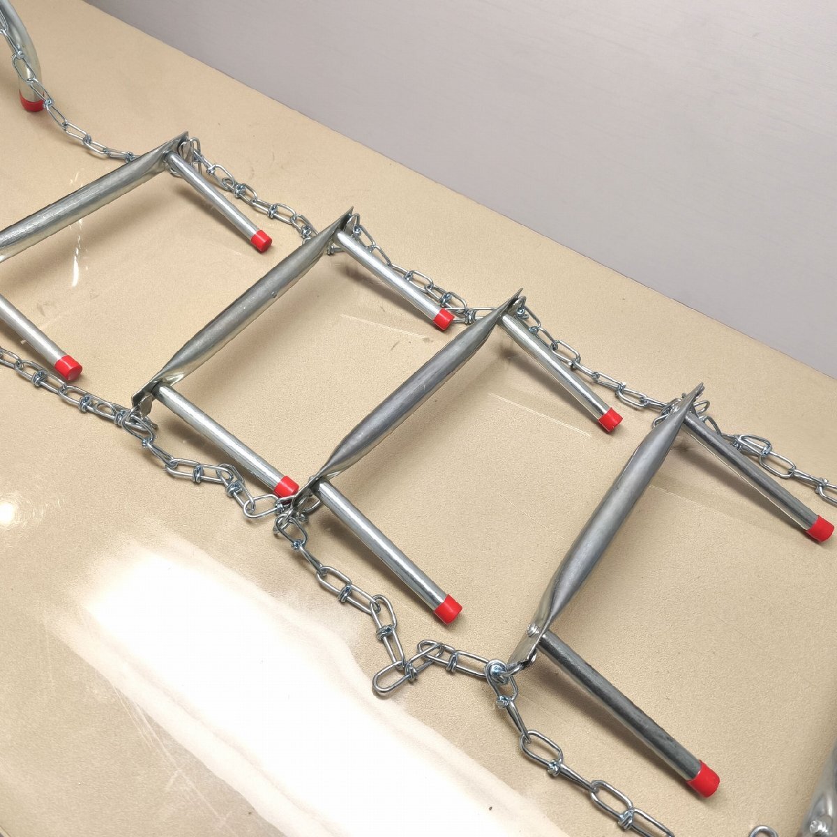 避難ハシゴ?縄梯子?エスケープラダー?長(zhǎng)さ4.5m?耐荷重155㎏?No.250329-01?梱包サイズ140