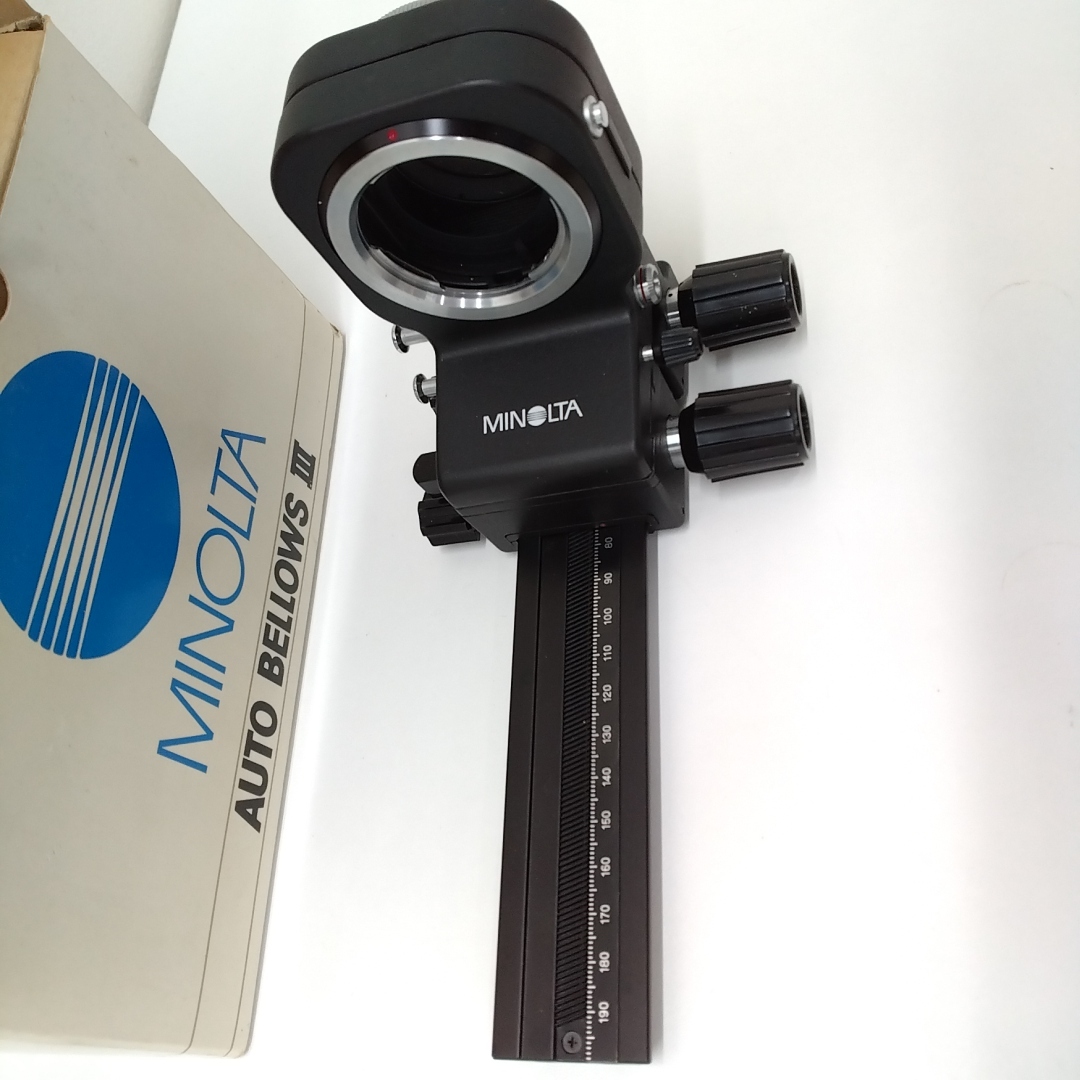 HSUTC★若 Minolta ミノルタ AUTO BELLOWS Ⅲ+Focusing Rail AB-Ⅲ セット_画像3