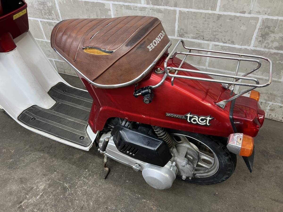 HONDA　ホンダ　TACT　タクト　AB07　販売証明書有り　エンジン始動(dòng)動(dòng)畫有り　売り切り　未整備　現(xiàn)狀車　バンガレ