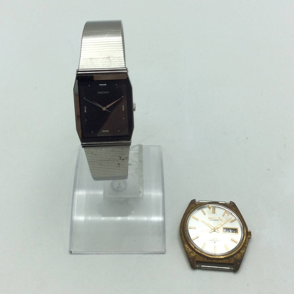 GG102△【AT稼働/QZ不動品】2点セット 腕時計 SEIKO セイコー 5606-7000 / 5P31-5000 自動巻き クォーツ 3針 現状品