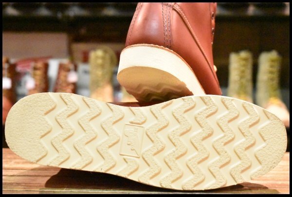 【9D 箱付 未使用 犬タグ復刻 18年】レッドウィング 8877 ロング アイリッシュセッター ブーツ 赤茶 オロラセット redwing HOPESMORE_画像3