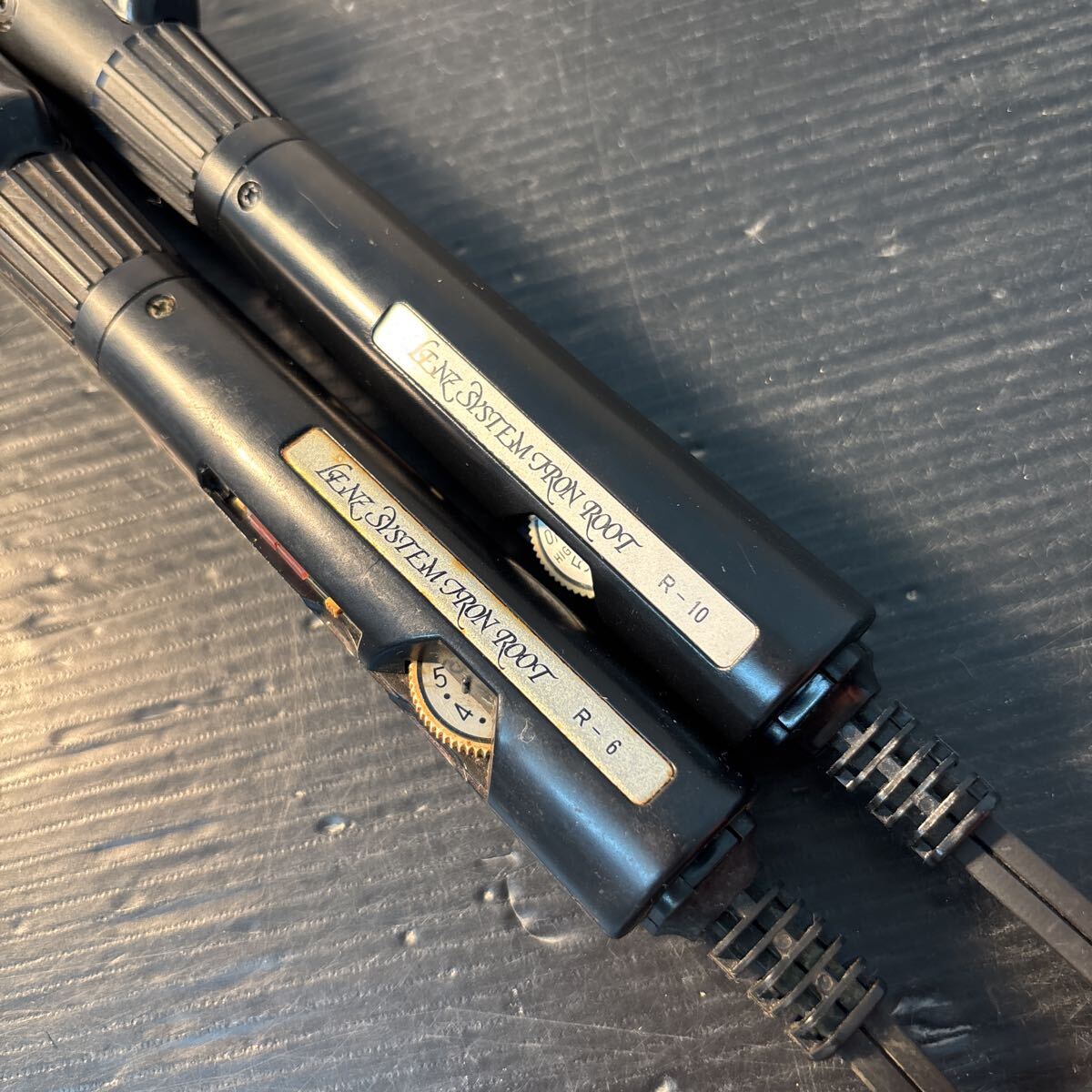 ☆理容レンツ ルート アイロン 2點セット R-6,10 LENZ IRON ROOT 美品込み(3)