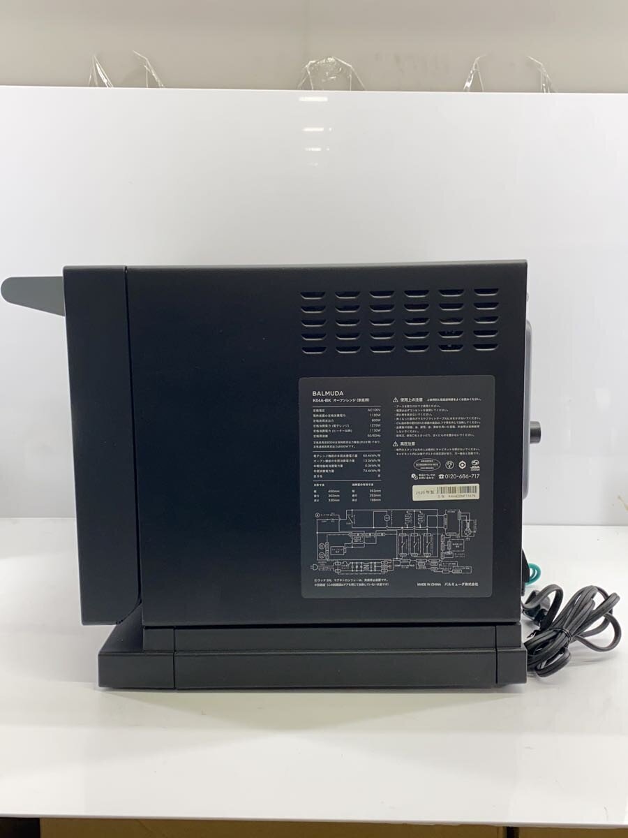 BALMUDA◆オーブンレンジ The Range K04A-BK [ブラック]_画像2
