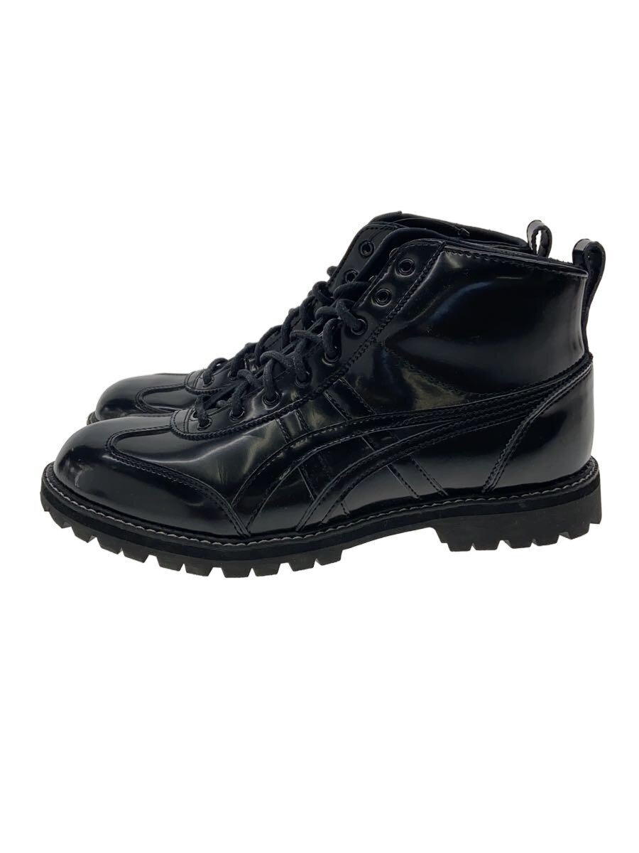 Onitsuka Tiger◆ハイカットスニーカー/25cm/BLK/レザー/1183A748/MEXICO RINKAN/かかと削れ無