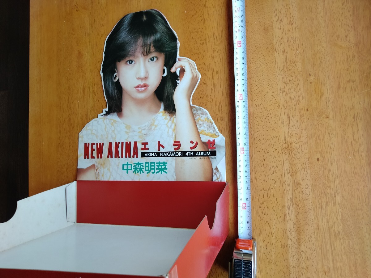 中森明菜　NEW AKINAエトランゼ ポスター ディスプレイ 昭和アイドル 當(dāng)時もの 激レア 非売品 納品書付き中古品