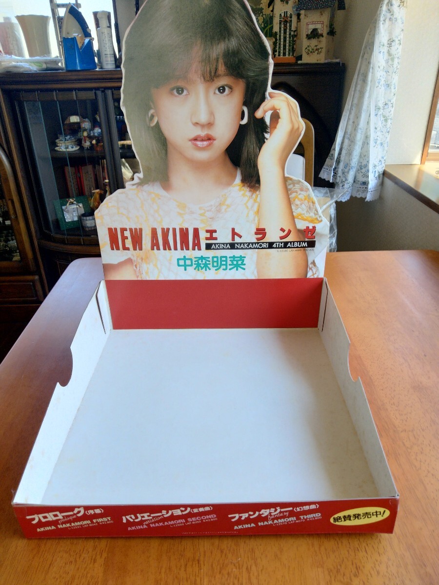 中森明菜　NEW AKINAエトランゼ ポスター ディスプレイ 昭和アイドル 當(dāng)時もの 激レア 非売品 納品書付き中古品