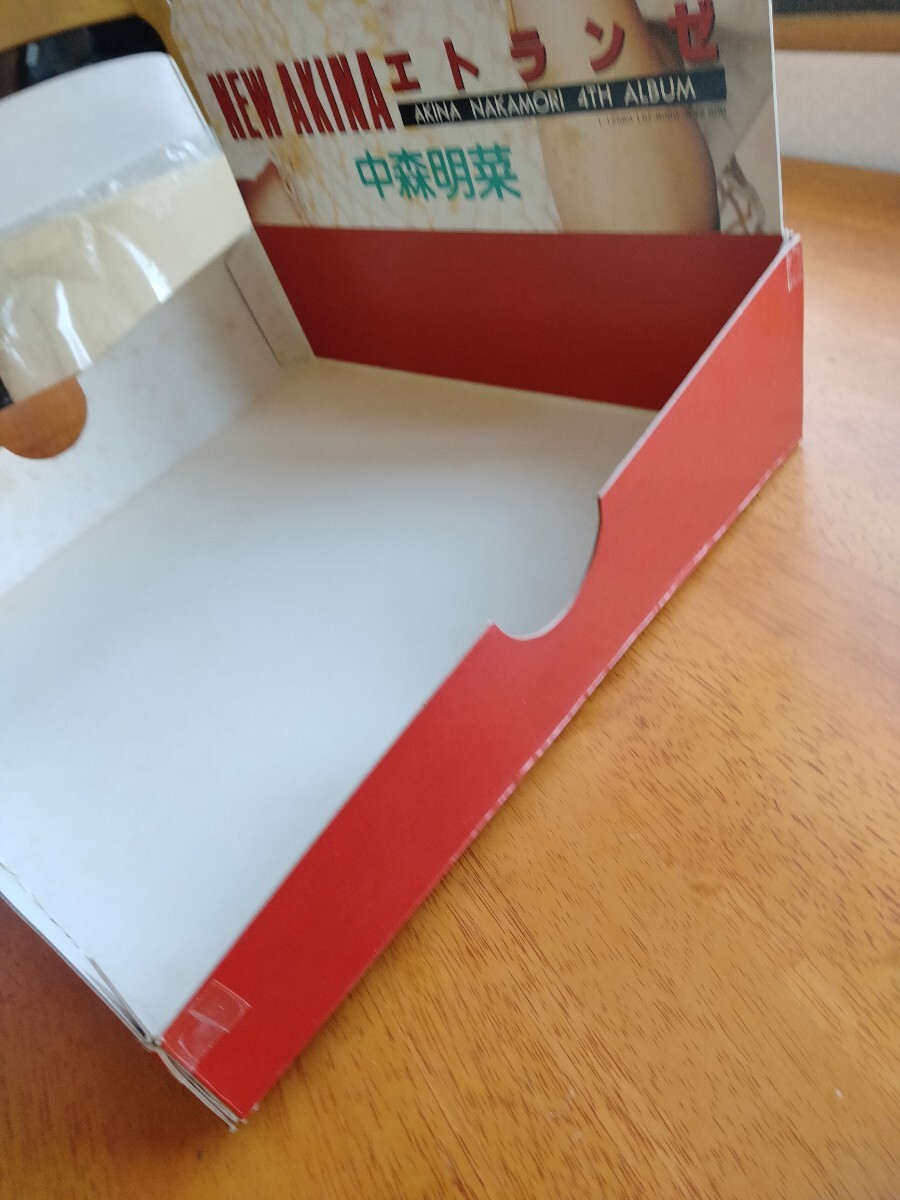 中森明菜　NEW AKINAエトランゼ ポスター ディスプレイ 昭和アイドル 當(dāng)時もの 激レア 非売品 納品書付き中古品