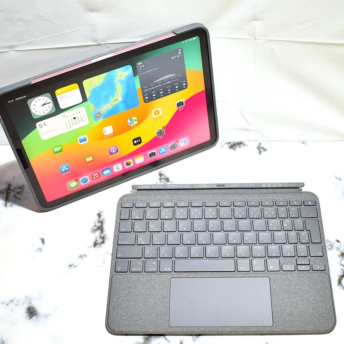 プレゼントに♪【iPad Air 4 10.9型 ローズゴールド WiFi Cellular】キーボード付/eSIM対応/オンライン学習/動画視聴/電子書籍/レシピ閲覧