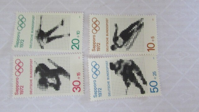 ⑦ 1972 札幌オリンピック ドイツ 4種完 1971-06-04_画像1