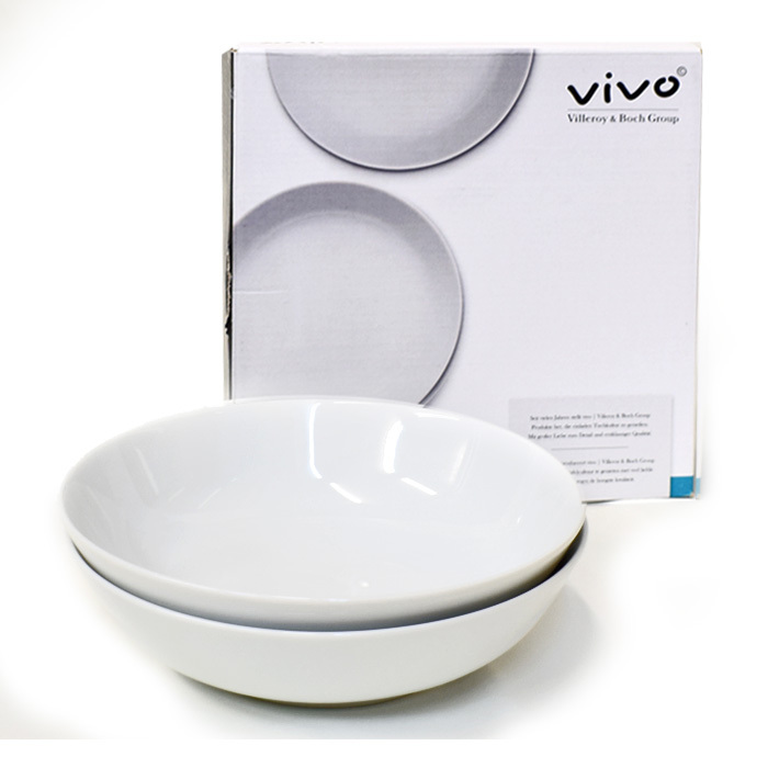ビレロイ ボッホ 12枚セット 食器 皿 ボウル 21cm 深皿 Villeroy Boch Vivo 業(yè)務(wù)用 ギフト おしゃれ 北歐風 ビレロイボッホ