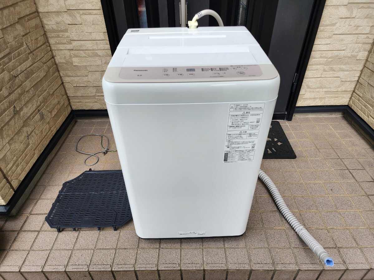美品 Panasonic 全自動洗濯機 6.0kg NA-F6B3 2025年製