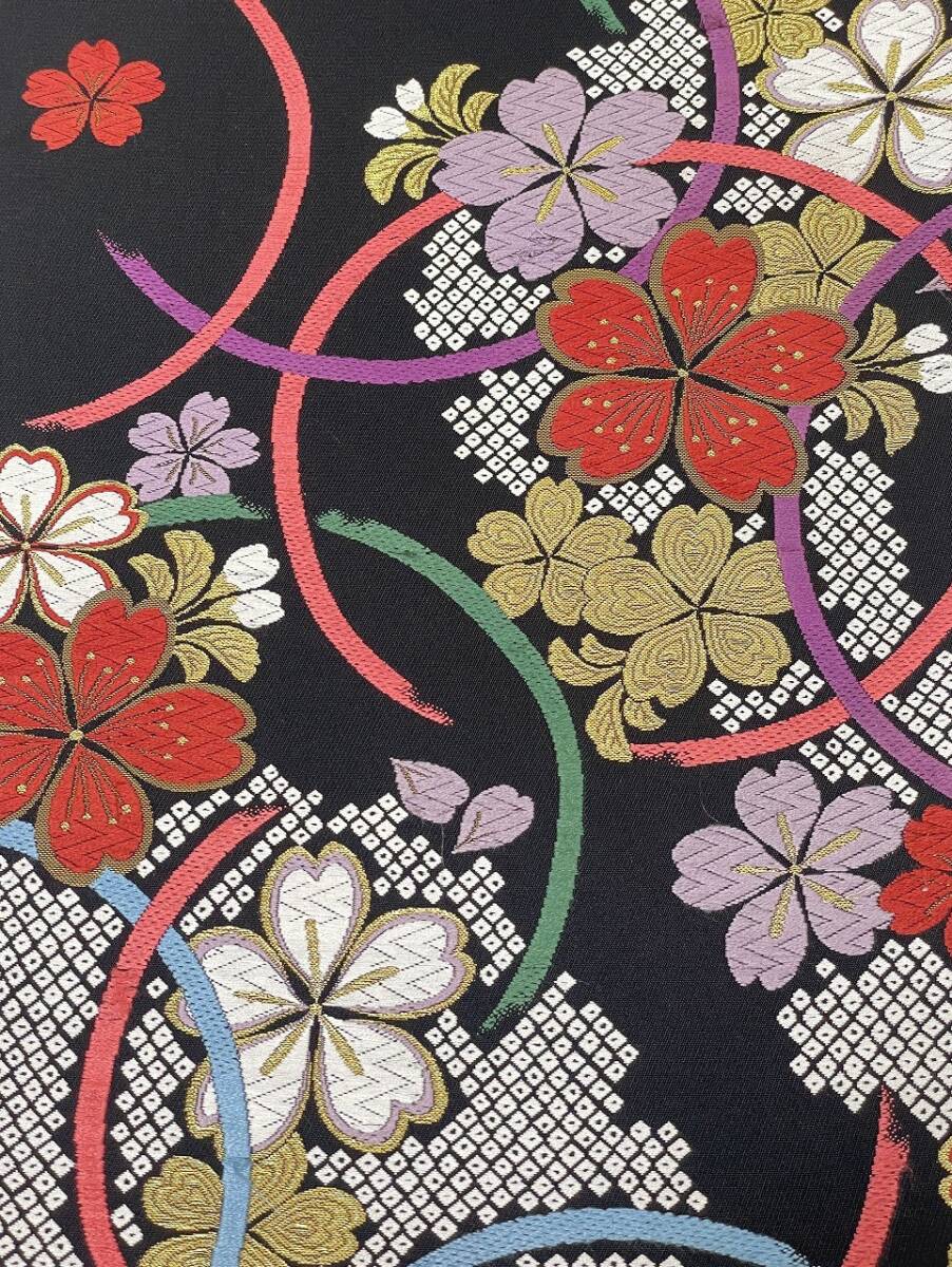 IROHA◆袋帯◇【tc1745】仕立て上がり◆正絹 六通【中古】_画像3