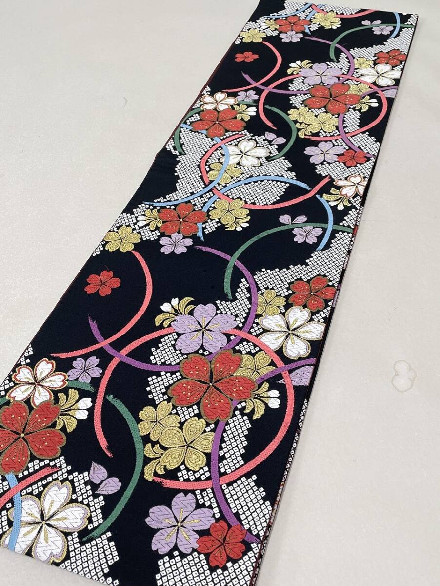 IROHA◆袋帯◇【tc1745】仕立て上がり◆正絹 六通【中古】_画像5