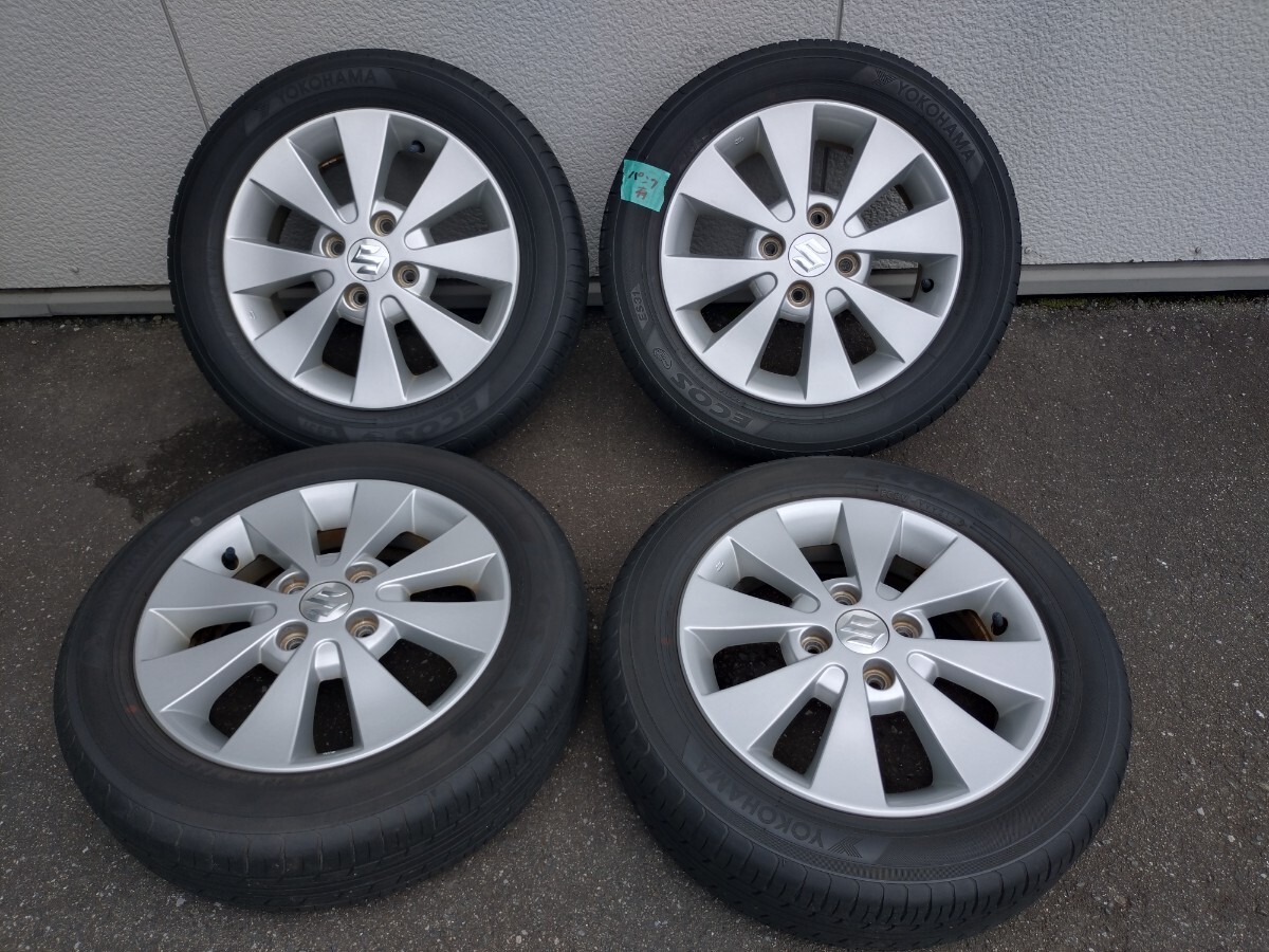 ☆155/65R14☆ワゴンRスティングレー純正アルミ夏タイヤセット☆＠49_画像1