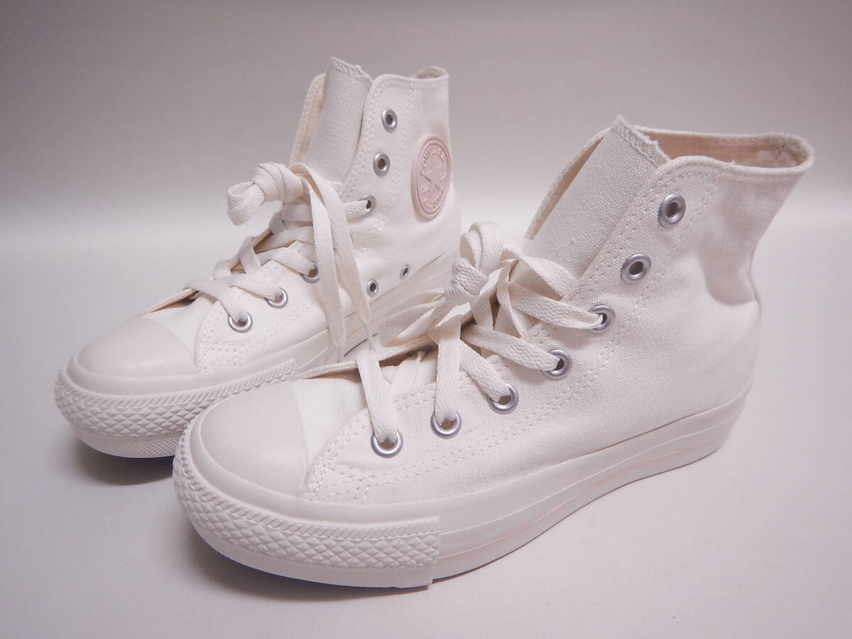 未使用■CONVERSE コンバース ALL STAR ベージュ スニーカー 23.5cm■0.15_画像1