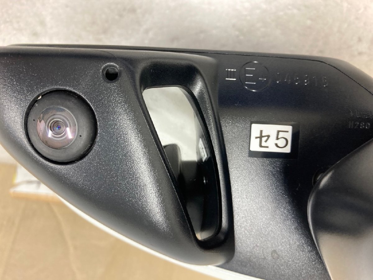 割と綺麗 スズキ クロスビー MN71S 左 ドアミラー サイドミラー 左側(cè) 助手席側(cè) カプラ12ピン ウィンカー カメラ C7G 磨き済 作動(dòng)OK 802211