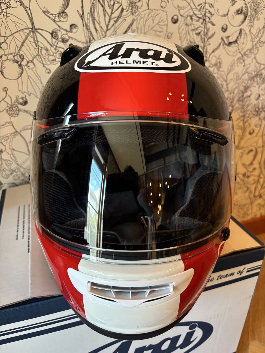 прекрасный товар ARAI Arai full-face шлем Quantum -J PAGE красный размер S 55-56cm super Ad sisI защита . прикрепленный узор.