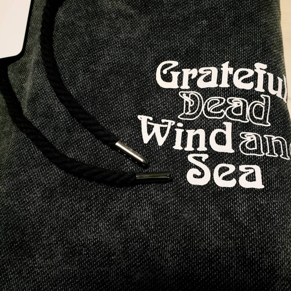 WIND AND SEA Grateful Dead Sulfer Hooded Sweatshirt BLACK XL ウィンダンシー グレイトフル・デッド サルファー フーディー パーカ 黒_画像8