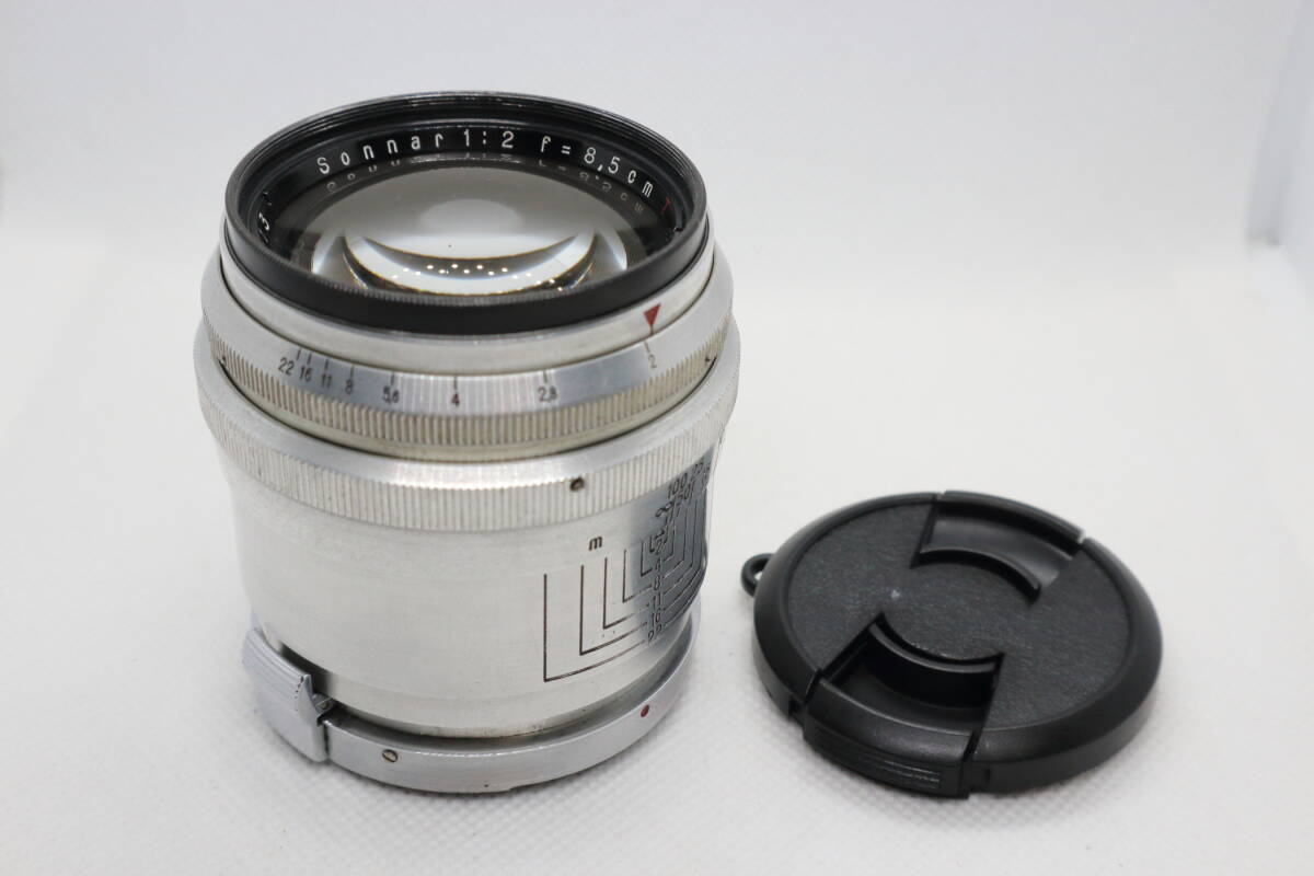 Carl Zeiss Jena Sonnar 8.5cm F2 T contax Sマウント外爪