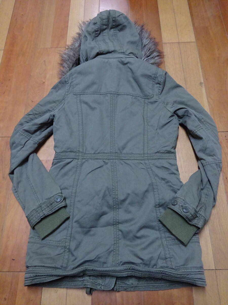 100■み-14■Abercrombie&Fitch　里ボア中綿コート　サイズ不明