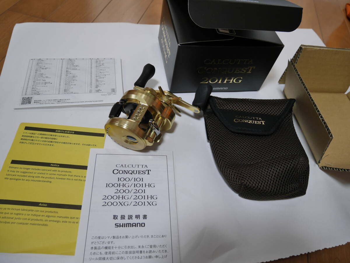 シマノ 21カルカッタコンクエスト 201HG LEFT 美品