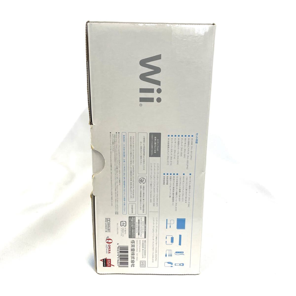 YY-Y0030?。眱摇intendo 任天堂Wii 本體 動作確認済み 外箱、その他付屬品付き 　外箱　美品　任天堂　
