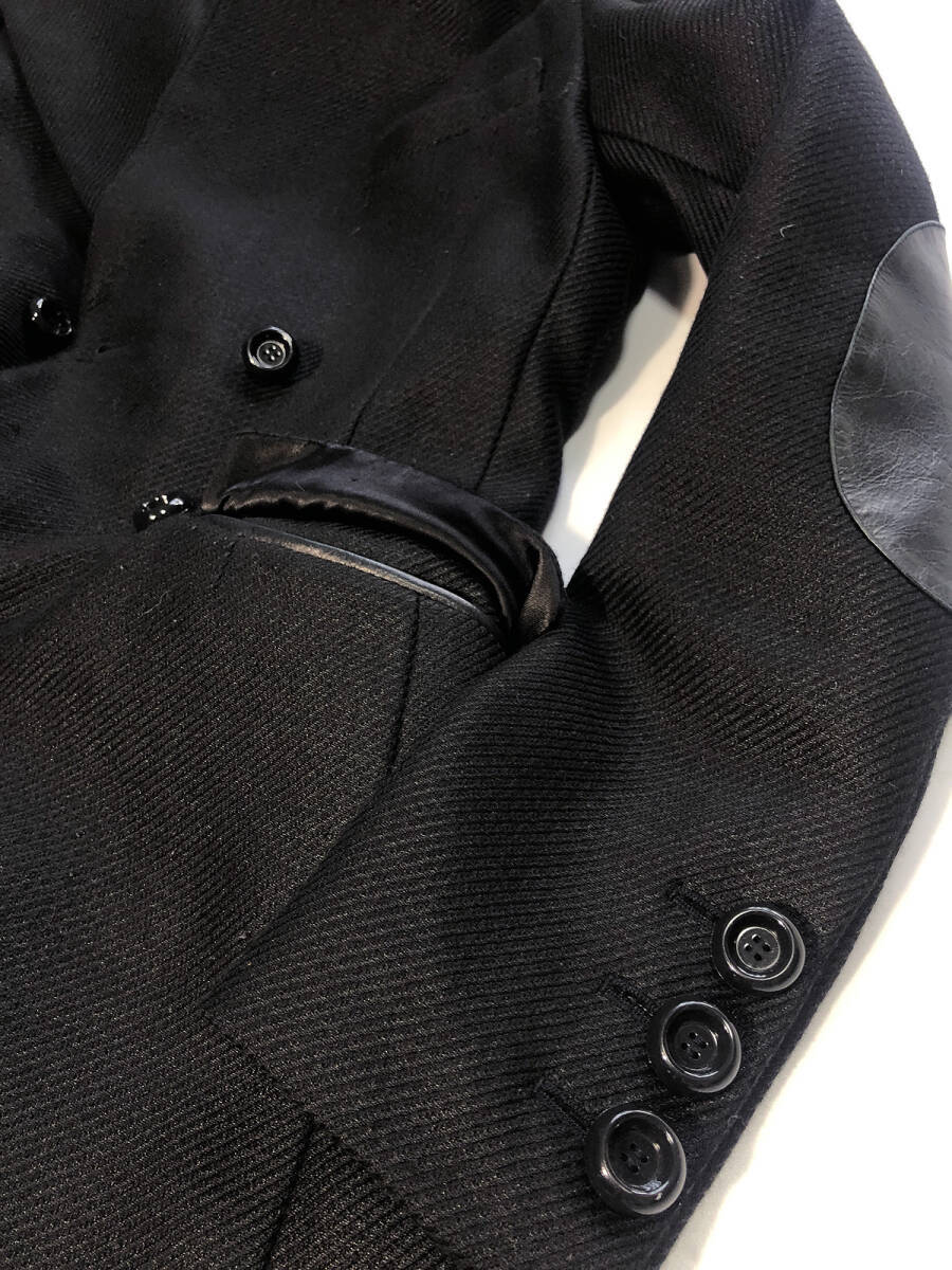 高級/希少/美品■Mackage/マッカージュ カナダ製 フード あったか ウールコート■スタイリッシュ セレブ愛用 マドンナ■XS/黒■_画像8