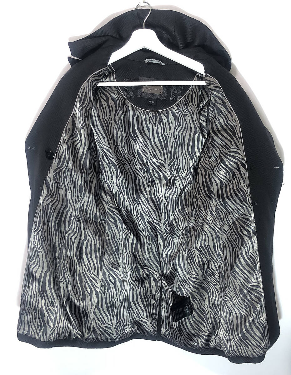高級/希少/美品■Mackage/マッカージュ カナダ製 フード あったか ウールコート■スタイリッシュ セレブ愛用 マドンナ■XS/黒■_画像6