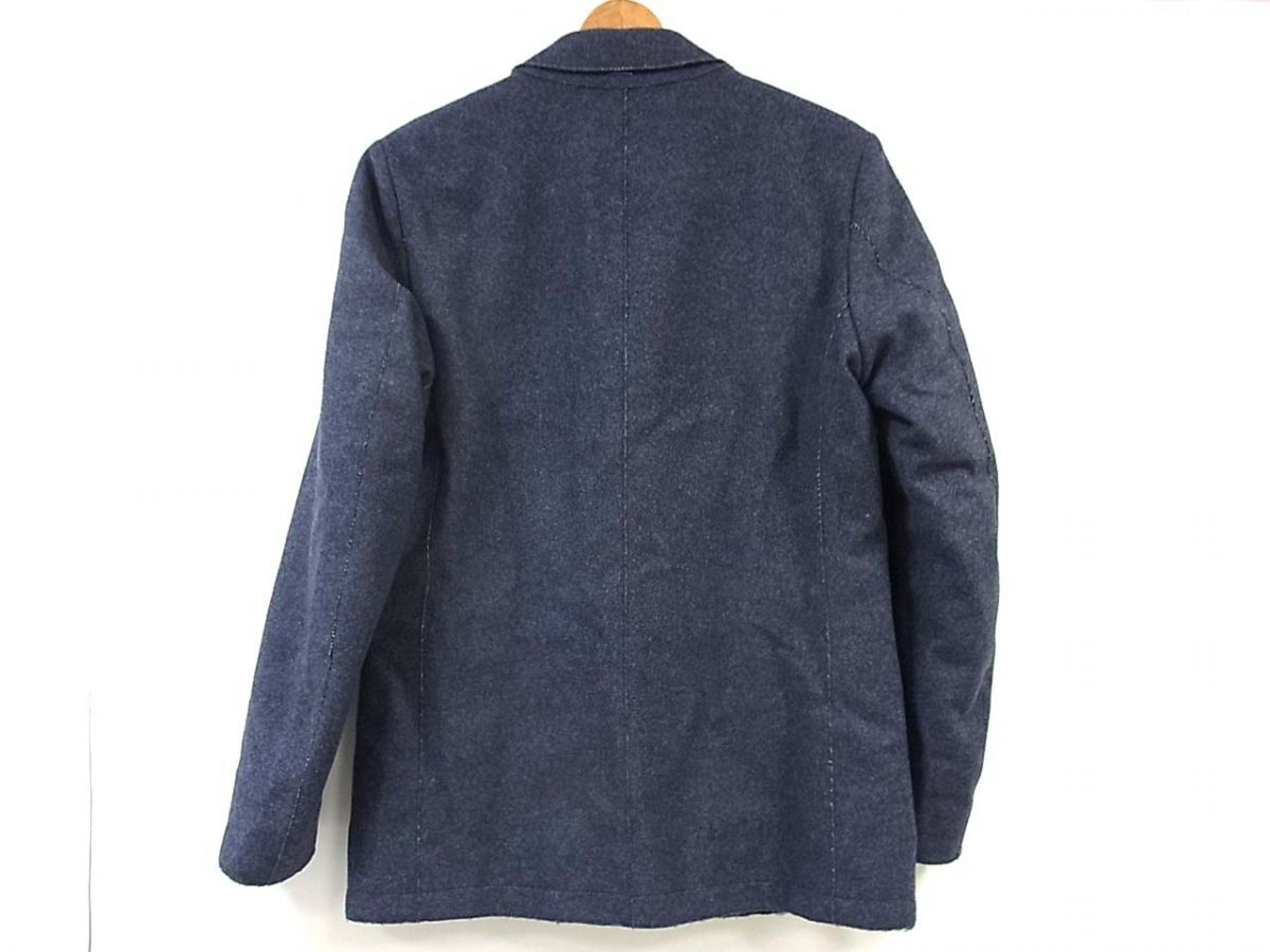 美品◆HERNO ヘルノ IN-TECH 機能素材 中綿入り ウールコート ジャケット メンズ 秋冬物_画像2