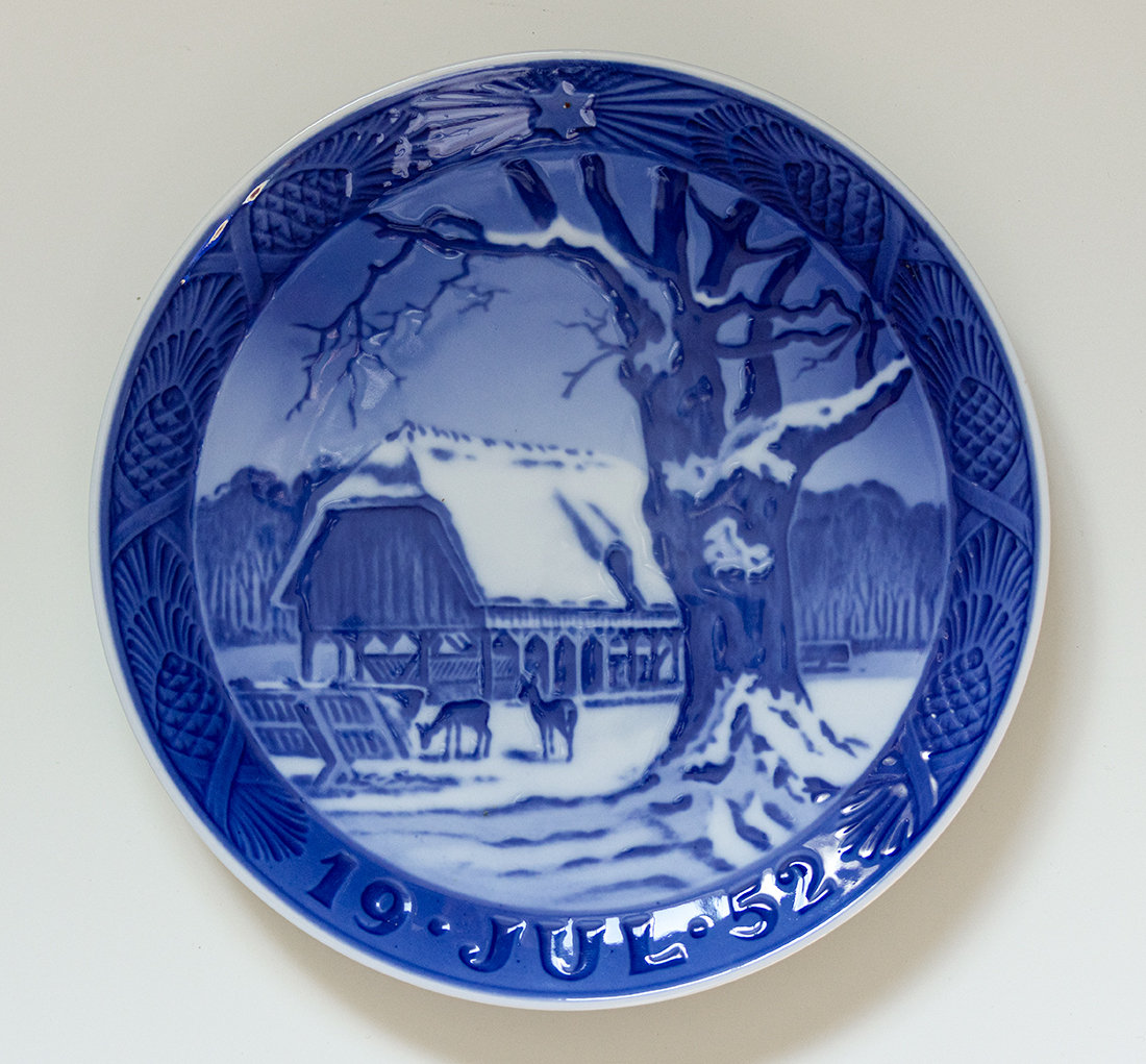 1952年 ロイヤルコペンハーゲン イヤープレート 北欧 デンマーク プレート 皿 ビンテージ ROYAL COPENHAGEN_画像1