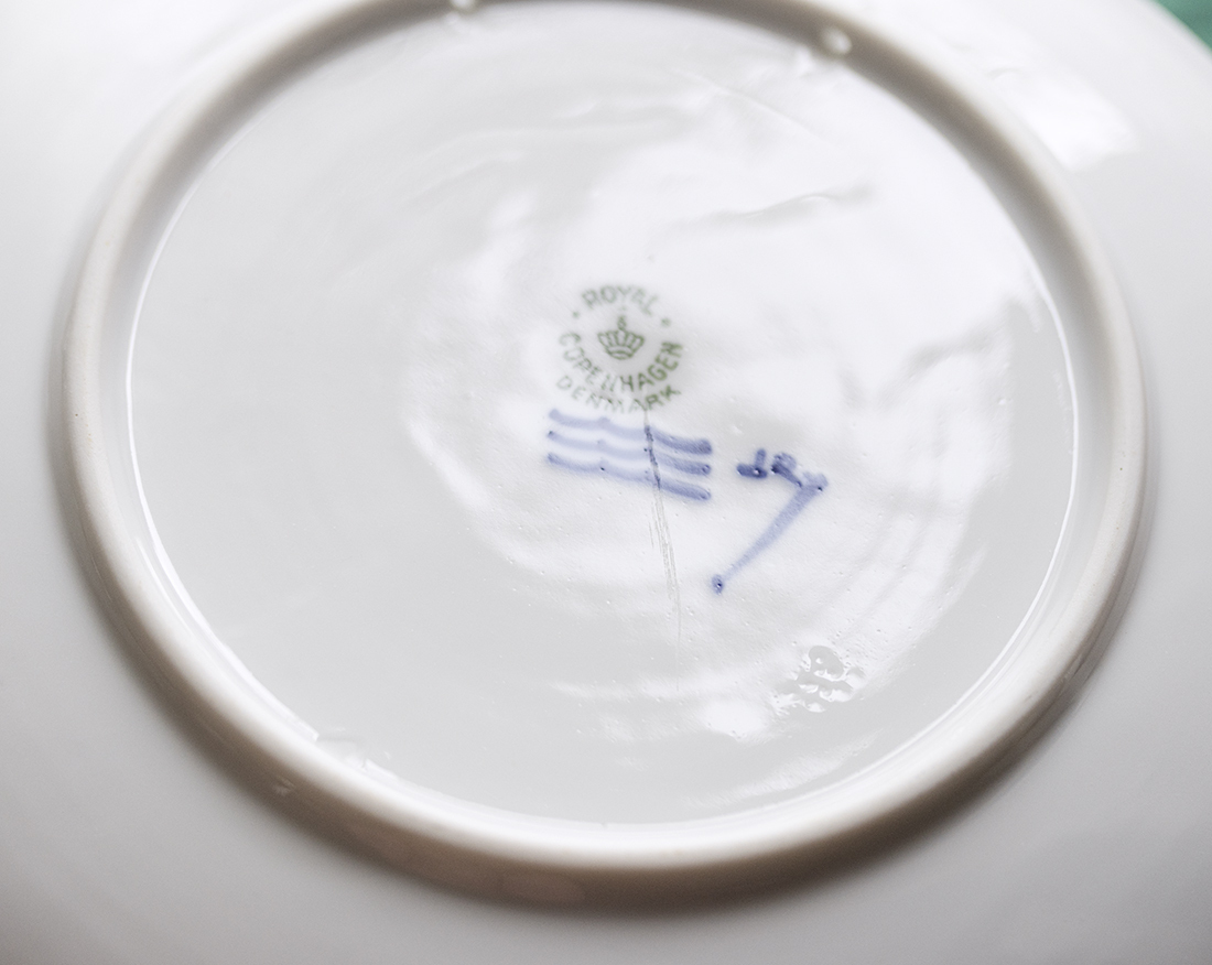 1952年 ロイヤルコペンハーゲン イヤープレート 北欧 デンマーク プレート 皿 ビンテージ ROYAL COPENHAGEN_画像6