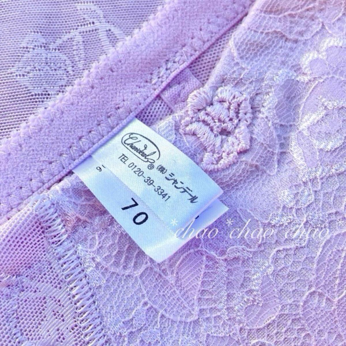 クーポンで5％OFF【新品未使用】シャンデール エレガント フルロングガードル 70 ピオニーパープル 高級(jí)補(bǔ)正下著