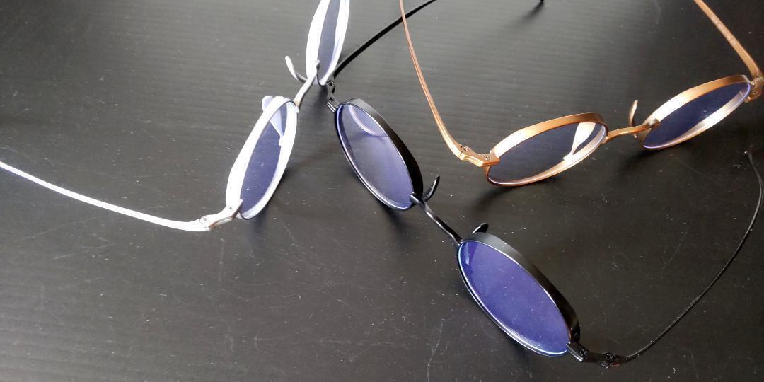 Round Spin Titanium Matte Silver チタン 丸メガネ マットシルバー 02_画像9