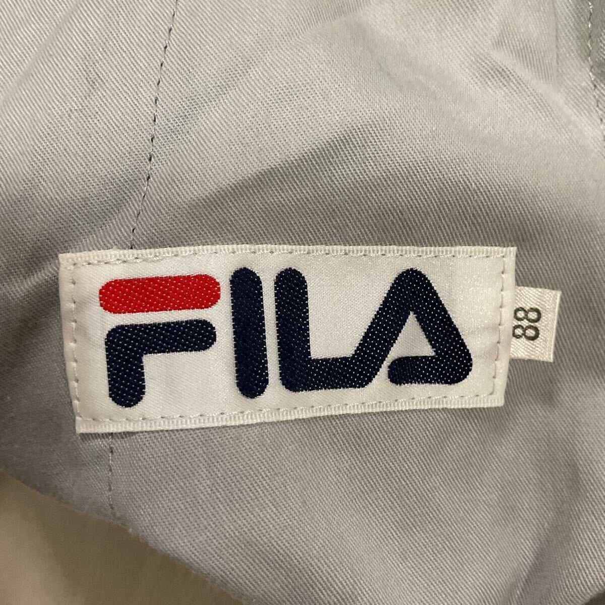 【超美品】FILA フィラ メンズ88 ゴルフウェア ゴルフパンツ ゴルフスラックス チェック柄 ストレッチ センタープレス ネイビー_画像6
