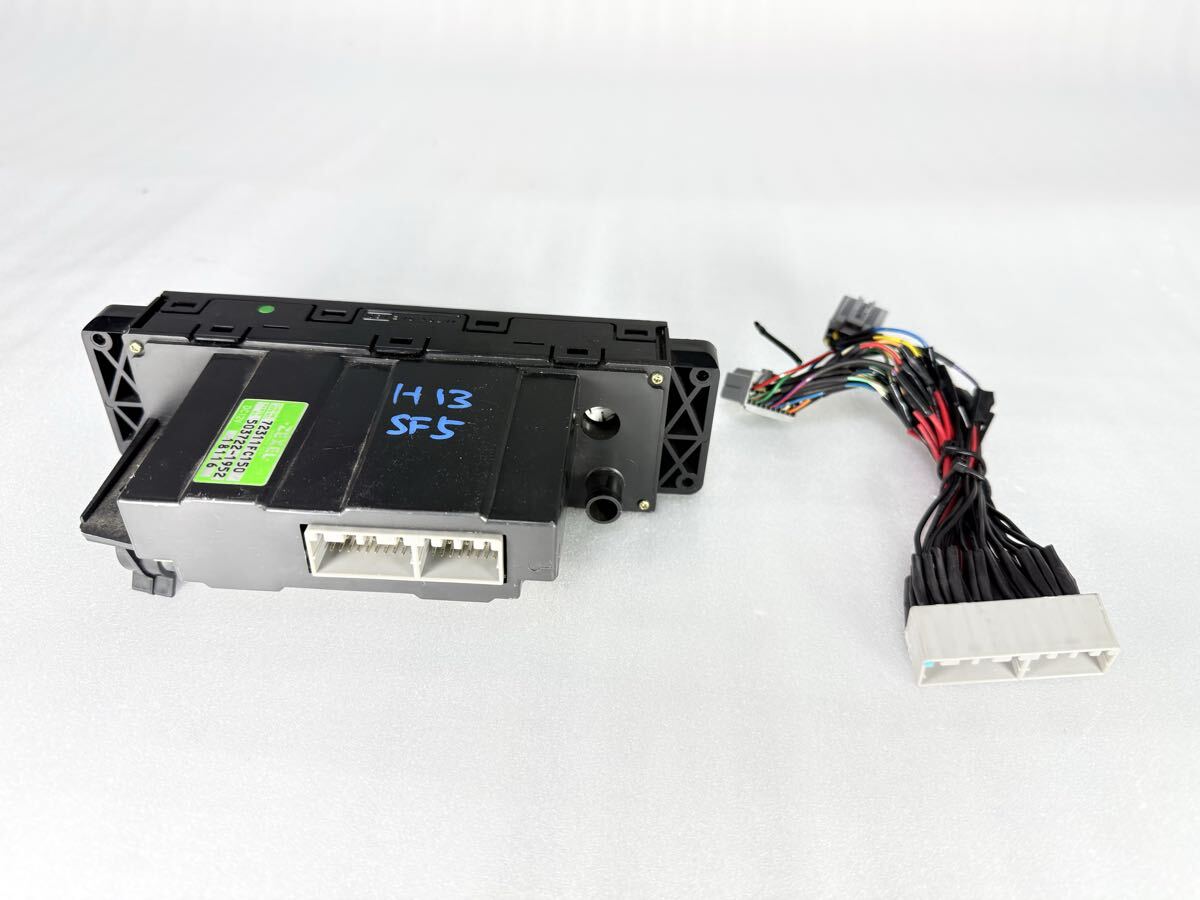 希少 即決 スバル SUBARU フォレスター SF5 エアコン パネル スイッチ 変換ハーネス付き インプレッサ GC8 GF8 WRX STI 22B S201 內(nèi)裝 JDM