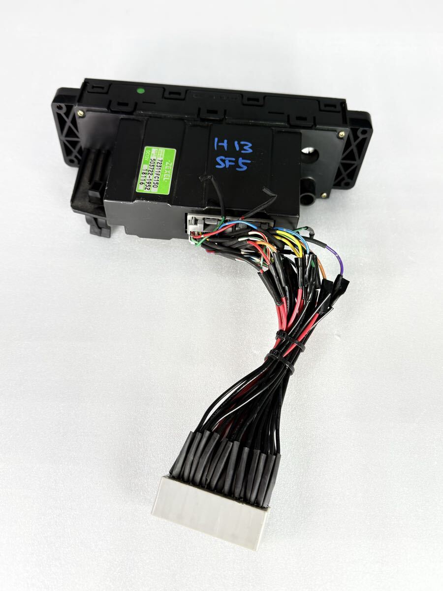希少 即決 スバル SUBARU フォレスター SF5 エアコン パネル スイッチ 変換ハーネス付き インプレッサ GC8 GF8 WRX STI 22B S201 內(nèi)裝 JDM