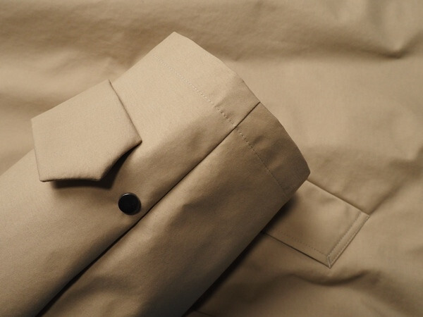 新品定価6.4万円 COMME CA MEN コムサメン ゴアテックス同等 Breathatec 防水透湿 バルカラー スプリングコートMベージュ(15) 17MA03_画像6