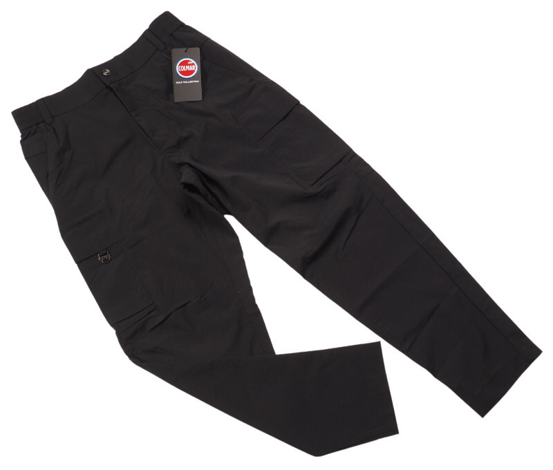 新品正規 COLMAR コルマー ゴルフ 海外限定 撥水 ナイロンタフタ カーゴパンツ/スラックス メンズ95(M) ブラック(BLACK) COL231_画像2