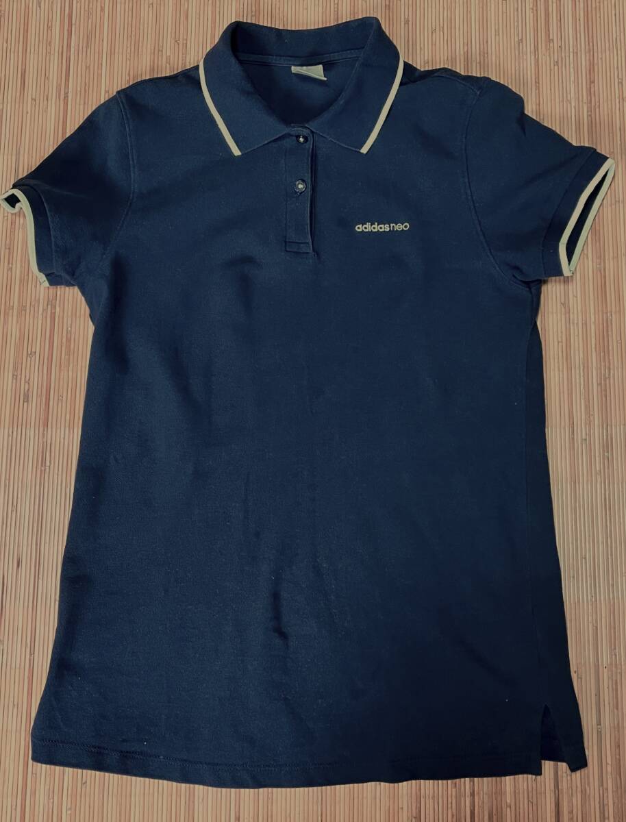 1069H【adidas neo】アディダスネオ　ポロシャツ　USED　SDG‘ｓ_画像1