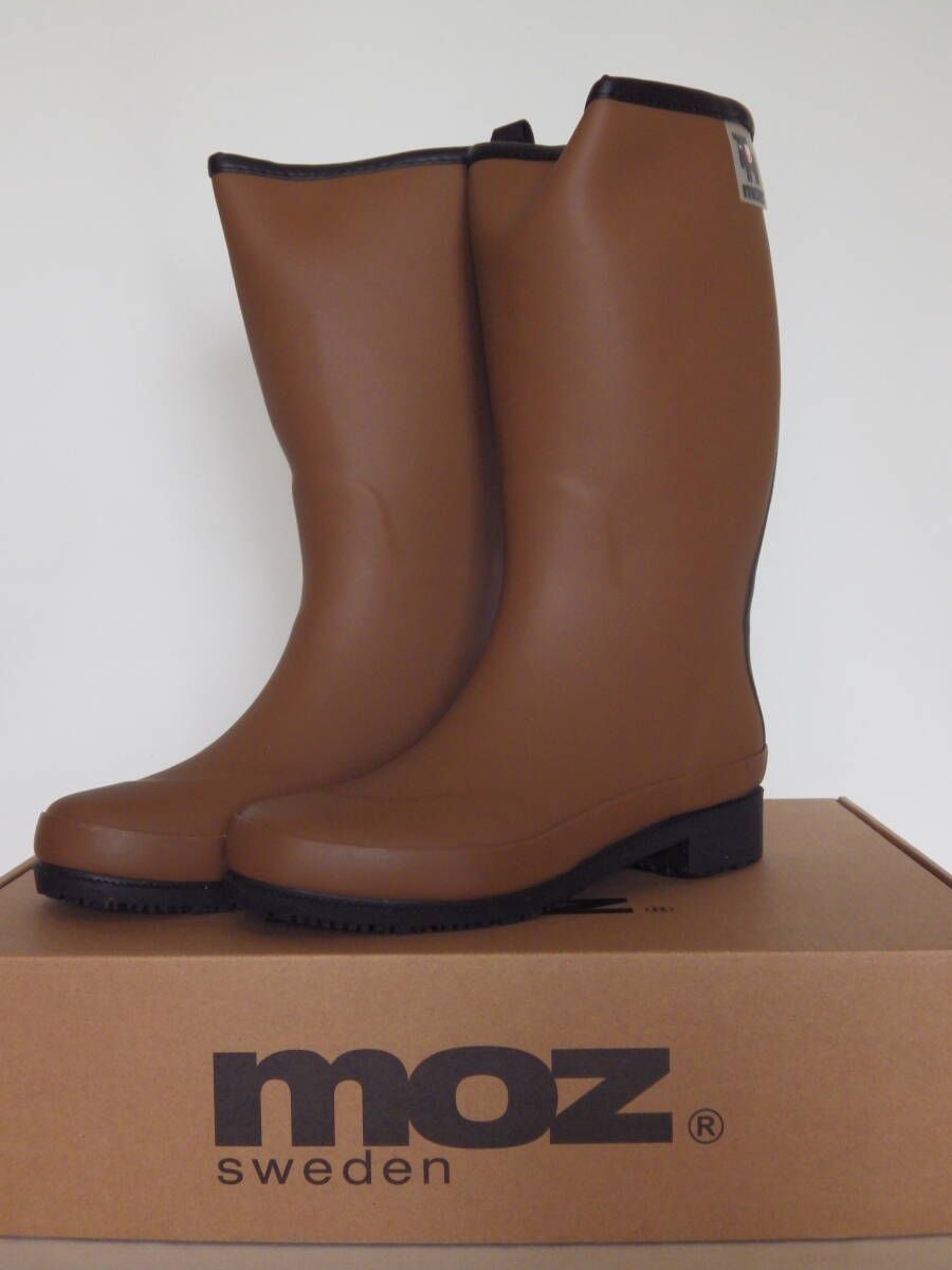 長靴 レインブーツ MOZ ブラウン LL 未使用保管品 送料込み
