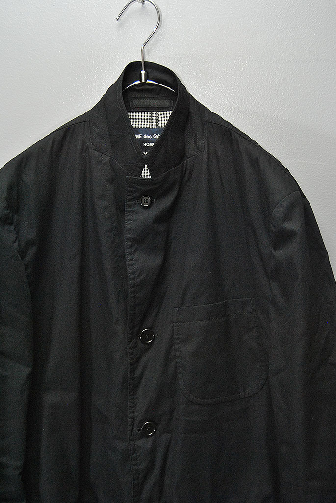 COMME des GARCONS HOMME 綿ブロードジャケット コムデギャルソン オム ブラック L_画像3